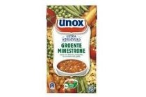 unox soep in pak minestrone