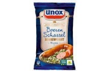 unox magere boerenrookworst scharrelworst