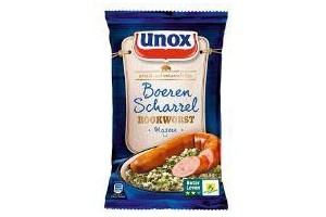 unox magere boerenrookworst scharrelworst