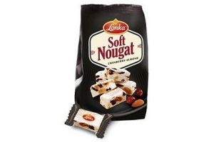 lonka soft nougat kers pure chocolade