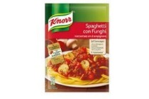 knorr mix italiaans spaghetti con funghi