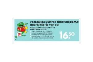 duinrell ticket