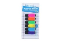 6 mini fluor markers