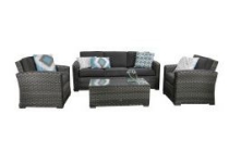 wicker loungeset elegant