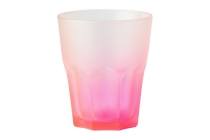 glas in neonkleur 30ml roze