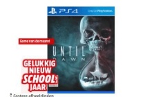 until dawn of playstation 4