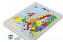 houten europa puzzel