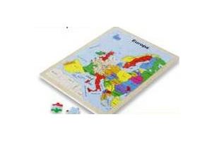 houten europa puzzel