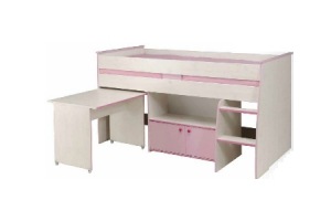 zoe halfhoogslaper pine roze