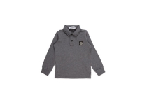 stone island junior polo met merkembleem