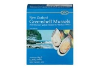 halve schelp met mossel
