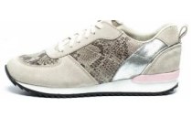 sneaker met slangenprint