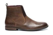 piure bruine chelsea boots