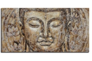 schilderij buddha gold