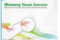 memory foam kussen