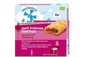 molenaartje spelt fruitreep rood fruit