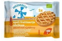 molenaartje spelt fruittaartje abrikoos