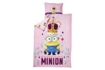 minions dekbedovertrek roze