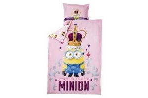 minions dekbedovertrek roze