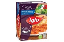 iglo oven sensatie lasagna alla bolognese