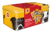 pedigree snackblik met 5 varianten