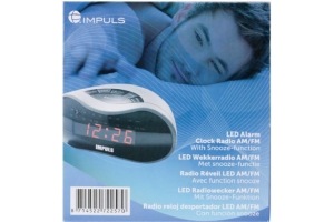 impuls led wekkerradio