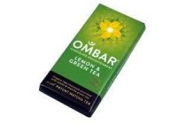 ombar chocolade raw groene thee citroen