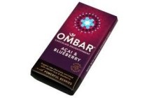 ombar chocolade raw acai bosbessen