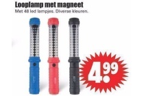 looplamp met magneet