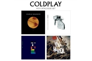 coldplay 4 cd catalogue set