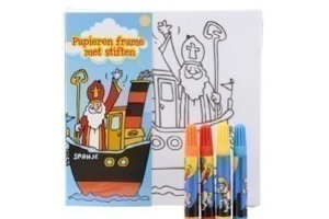 papieren frame sinterklaas