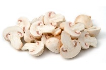 witte gesneden champignons