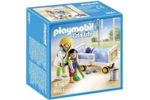 playmobil ziekenhuiskamer met arts 6661