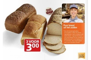 puur brood uit het zuiden