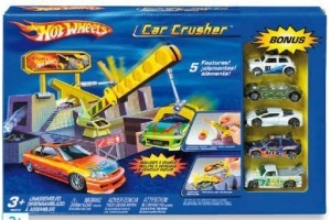 hot wheels car crusher