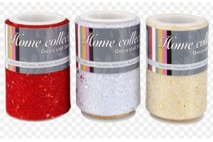 action deco glitterstof