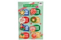 action pop up kerst cadeaulabels