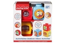 playing kids activiteiten blokken