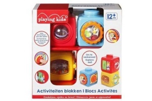 playing kids activiteiten blokken