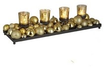sfeerlichthouder met kerstballen