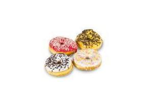 coop gekleurde donuts
