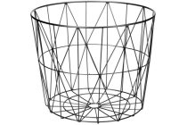 mand metaal zwart en oslash 37 cm