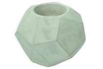 kandelaar cement grijs 10x10x7 5 cm