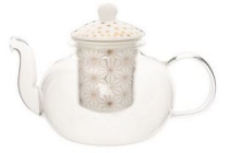 new bone china theepot met filter