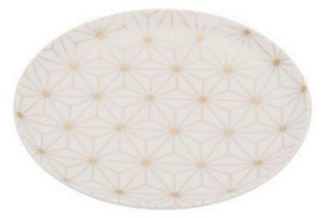 new bone china ontbijtbord