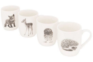 new bone china mokken forest animals