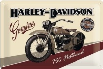 nostalgic art metalen bord harley davidson