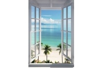 next decopaneel beach window 60x90 cm