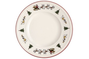 wedgwood kerstservies windsor ontbijtbord