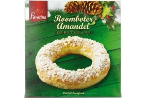 roomboter amandelkerstkrans